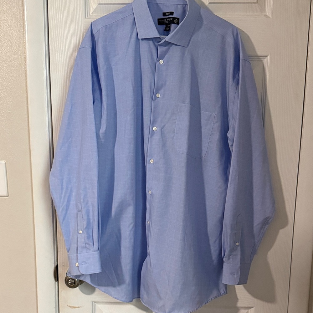 Pronto Uomo Light Blue Dress Shirt
